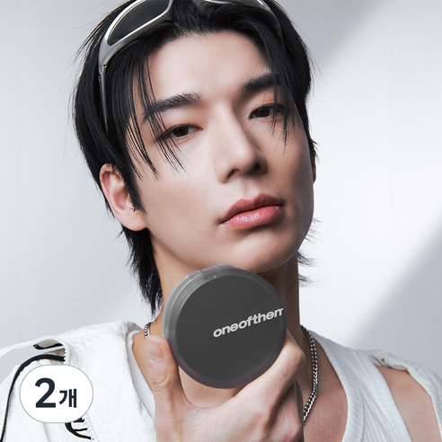 원오브뎀 드 뗑 남자 파운데이션 커버쿠션 SPF50+ PA++++ (002호샌드), 2개, 002호 샌드