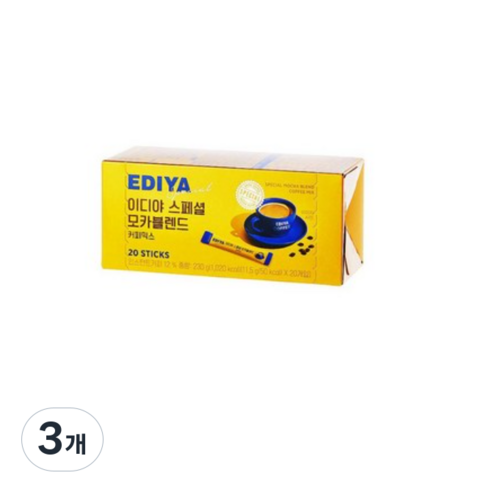 이디야 스페셜 모카블렌드 커피믹스, 11.5g, 20개입, 3개