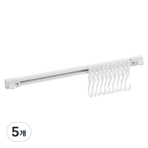 아케이바이 부착식 무타공 주방도구 걸이, 5개