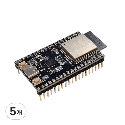 ESP32 DevkitC V4 USB C 타입 최신 32E 모듈 적용 개발보드, 5개