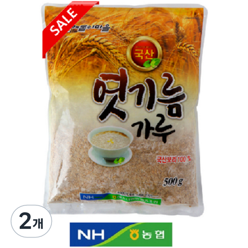 강원도농협 엿기름 국내산보리 식혜가루, 2개, 500g