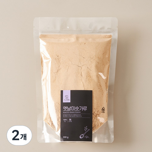 느으림 천천히 두번 볶은 국산 옛날미숫가루, 2개, 500g