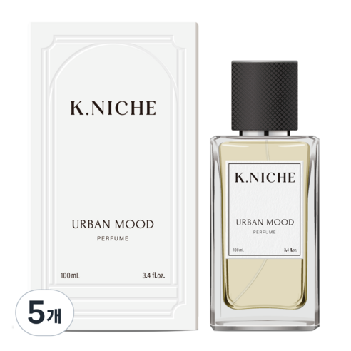 케이니치 어반무드 남자 여자 향수 오드퍼퓸, 100ml, 5개