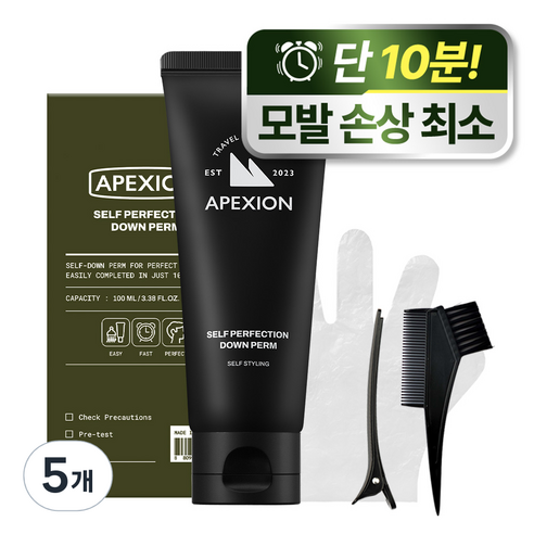 에펙션 셀프 퍼펙션 다운펌, 5개, 100ml