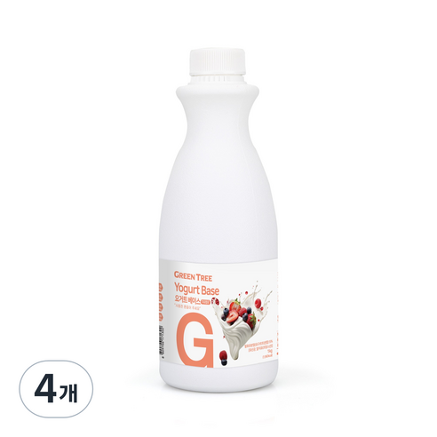 그린트리 요거트 베이스, 4개, 1kg