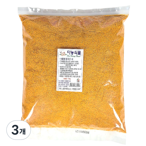 수입 고추씨가루, 3개, 1kg