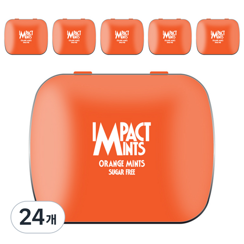 임팩트민트 오렌지 캔디, 14g, 24개
