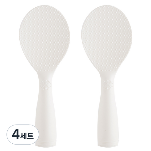 아케이바이 프리미엄 튼튼한 스탠딩 주걱 2개입, 화이트, 4세트