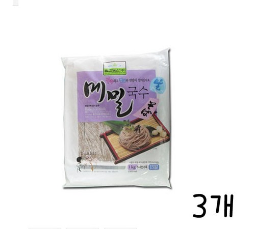 간편한 생메밀면 조리법