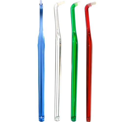 하이브코리아 큐어덴트 힐링케어 어금니 칫솔, 4개입, 1개