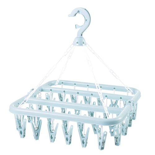 코멧 홈 다용도 접이식 양말 ****** 건조 걸이, 블루, 1개
