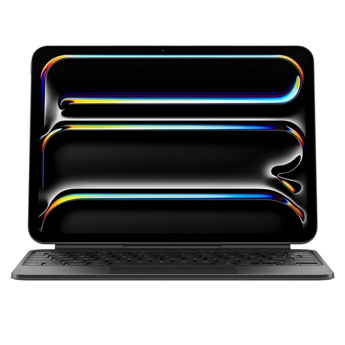 Apple 정품 매직 키보드 iPad Pro M4 모델용, 블랙, 한국어