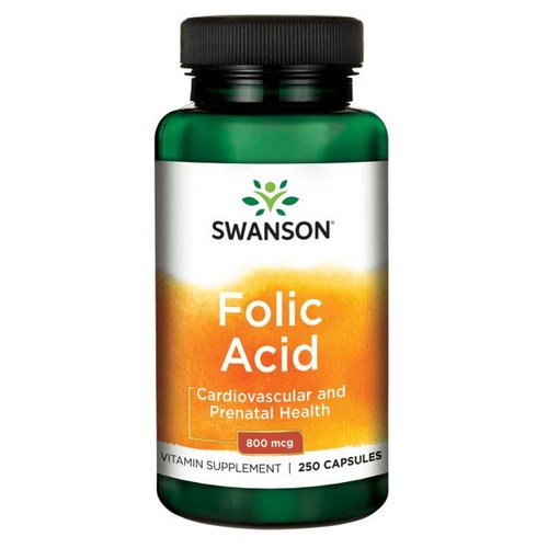 스완슨 엽산 800mcg 캡슐, 250개입, 1개, 250정