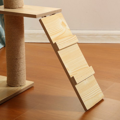 펫모닝 고양이 파스텔 캣타워 PMC-AS3031-2, 그레이, 1개 3