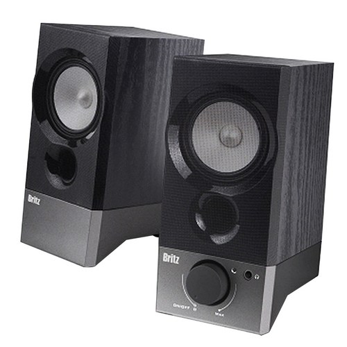 브리츠 BR-ORION PLUS USB전원 2채널 PC 스피커, 혼합 색상