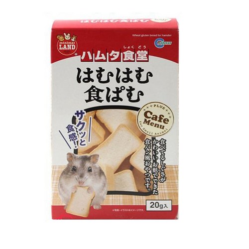 미니멀랜드 마루칸 하무하무 식빵 간식, 20g, 1개