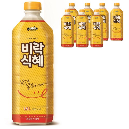 팔도 비락식혜 1.8L, 8개
