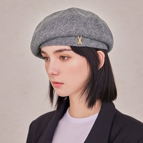 바잘 스터드 로고 울 베레모