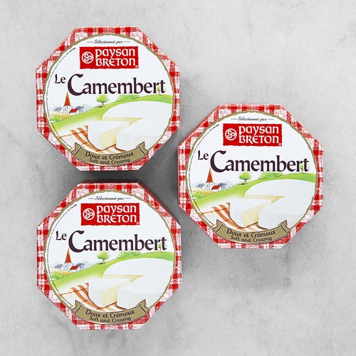 페이장브르통 까망베르치즈, 125g, 3개