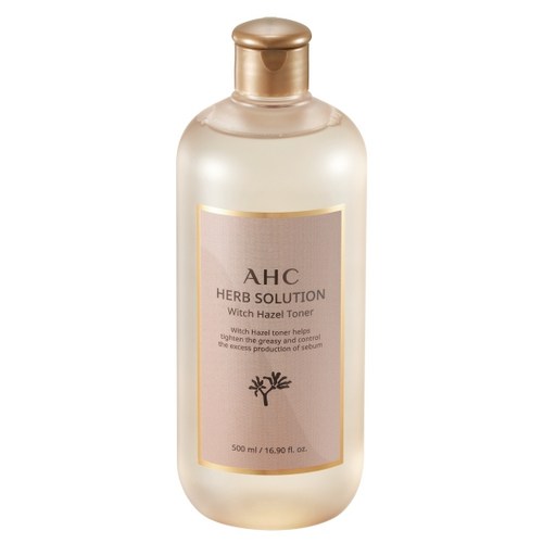 AHC 허브 솔루션 위치 하젤 토너, 500ml, 1개 - 화장수 추천