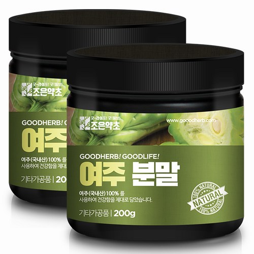 조은약초 여주 고과 여주 분말, 2개, 200g