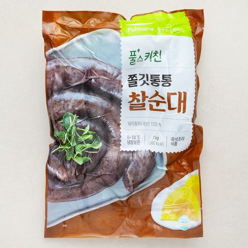 풀무원 풀스키친 쫄깃통통찰순대, 1kg, 1개 - 찰순대 추천