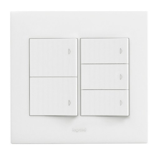 르그랑 아펠라 2개용 5구 스위치 화이트, 1개