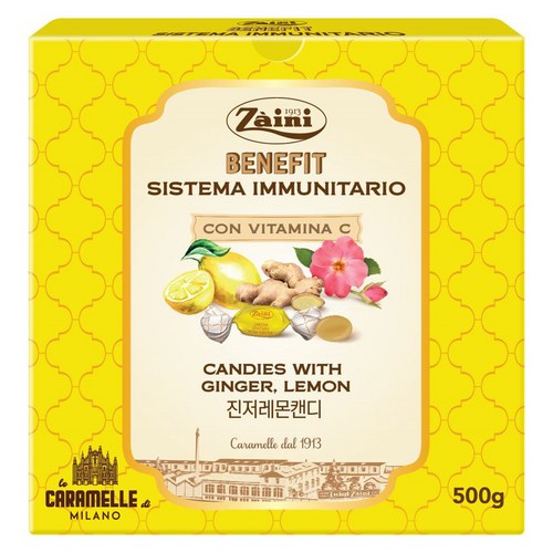 자이니 진저레몬 캔디, 500g, 1개