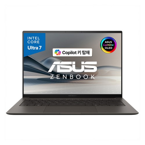 에이수스 2024 젠북 S 14 OLED 루나레이크 코어Ultra7 노트북, 수마이아 그레이, UX5406SA-PV070W, 1TB, 32GB, WIN11 Home