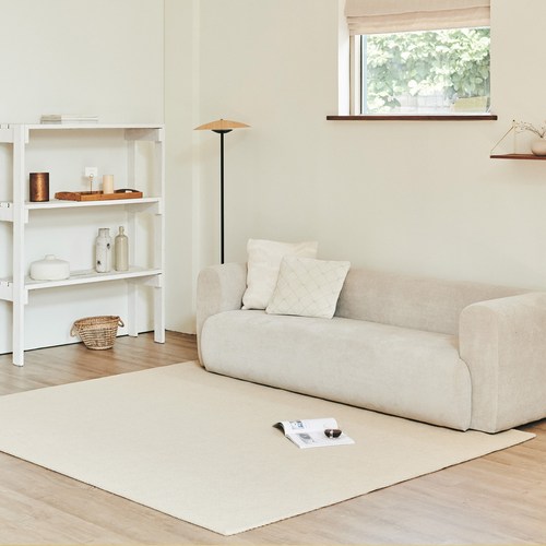 데오르카 먼지없는 워셔블 사계절 대형 스트라이프 거실 카페트