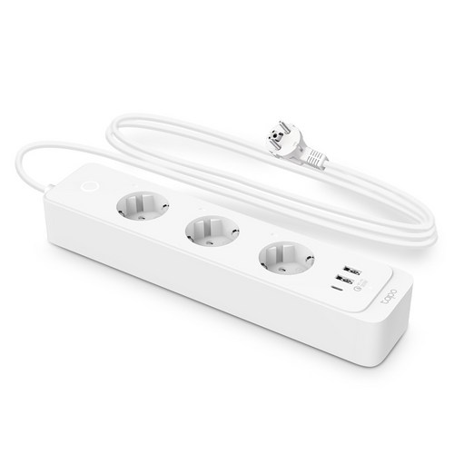 타포 스마트 올인원 USB 3포트 멀티탭 3구 Tapo P300M, 혼합색상, 1개, 1.5m