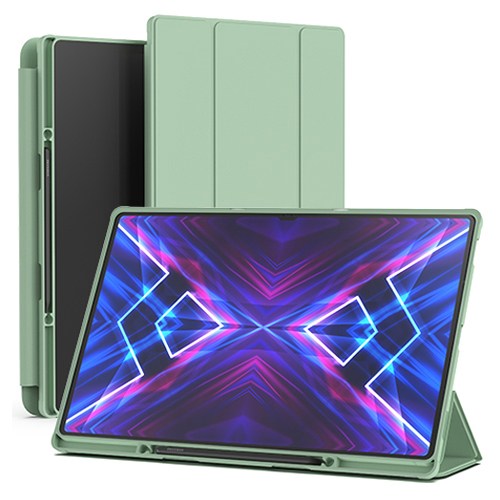 신지모루 스마트커버 펜슬 수납 태블릿PC 케이스, 아보카도 그린, 1개