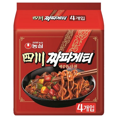 짜파게티 사천 137g, 4개