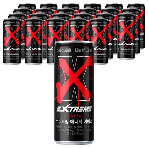 익스트림 에너지 어비스 에너지드링크, 250ml, 24개