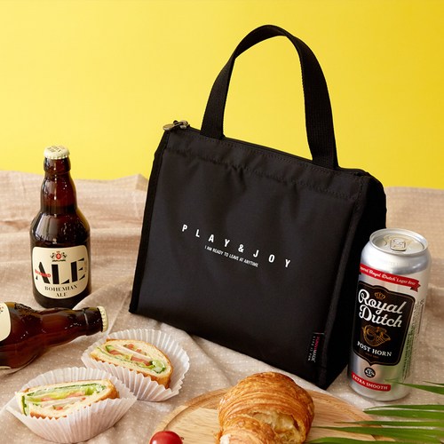 1+1 런치백 도시락가방 보온 보냉백, 네이비+그린 3