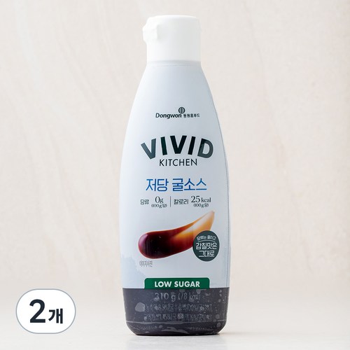 비비드키친 저당 굴소스, 310g, 2개