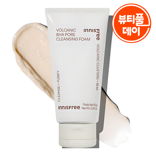 이니스프리 New 화산송이 바하 모공 클렌징 폼, 150g, 1개