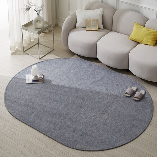 브릭스 사계절 워셔블 발수코팅 비정형 타원형 러그