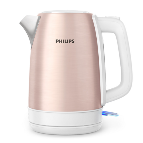 필립스 데일리 컬렉션 무선 주전자 로즈골드 메탈 화이트, HD9350/96