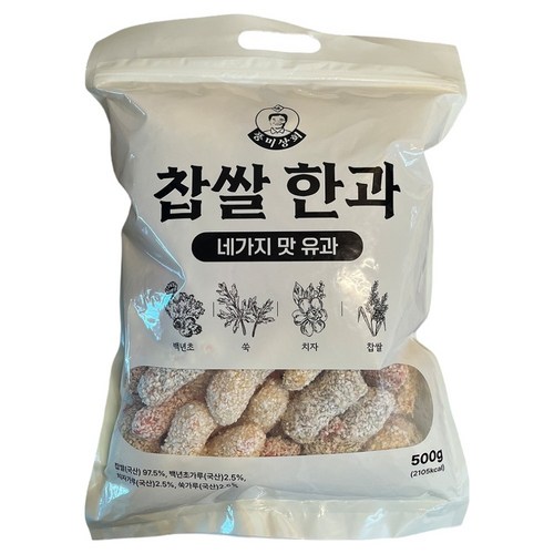 풍미상회 찹쌀한과, 500g, 1개