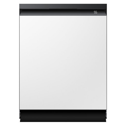 삼성전자 BESPOKE 키친핏 빌트인 식기세척기 14인용, 새틴화이트, DW60BB837USWS, 방문설치