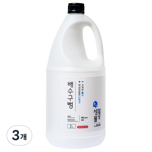 크리오 생활물가 배수구뻥 클리너, 2L, 3개