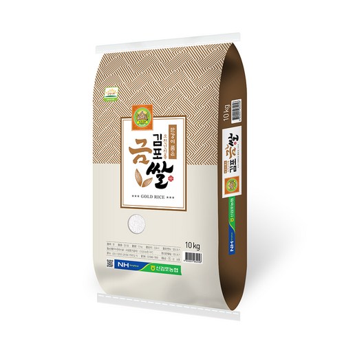 신김포농협 김포금쌀 2024년산 햅쌀 참드림쌀, 특등급, 10kg, 1개