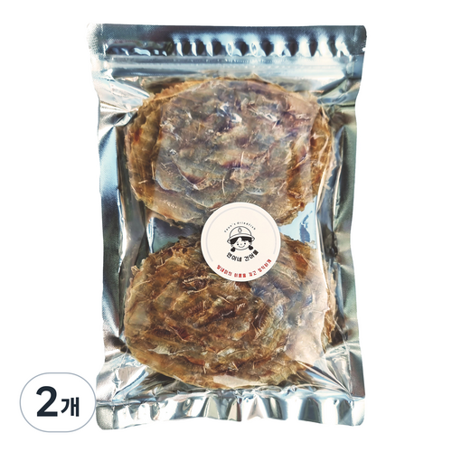연이네건어물 단짠단짠 참쥐포 중, 500g, 2개