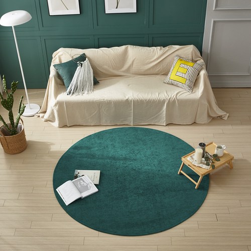 가온길카페트 셔닐 발수 원형 러그