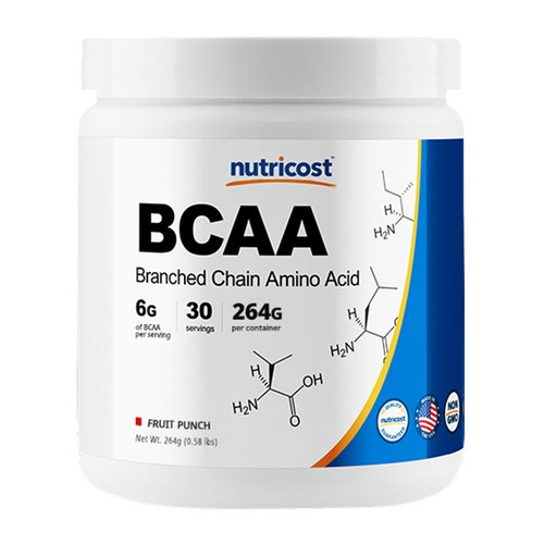 뉴트리코스트 BCAA 후르츠펀치맛, 264g, 1개 - BCAA 추천