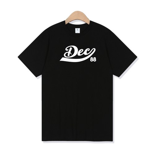 디엘크리 DEC88 태그 로고 17수 반팔 티셔츠