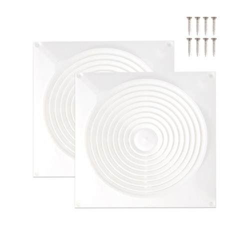 철물대장 PVC 백색 환기창 2p 세트, 1세트