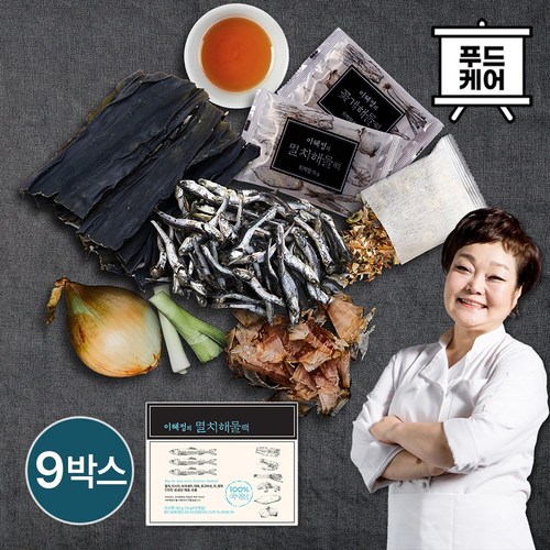 빅마마 이혜정 멸치 해물 다시팩, 150g, 9개