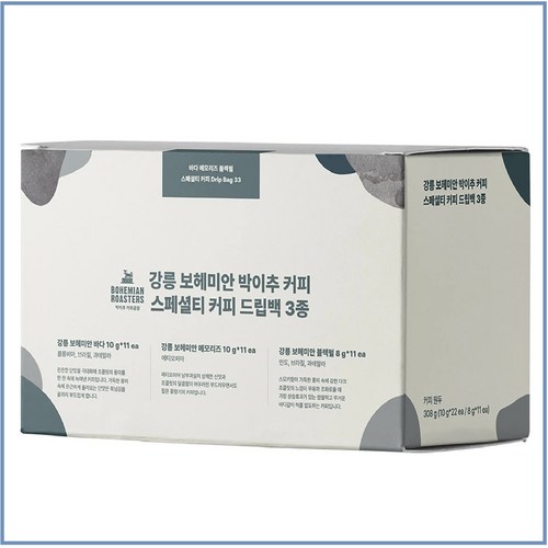 강릉 보헤미안 박이추 커피 드립백 3종 (33ea), 3개